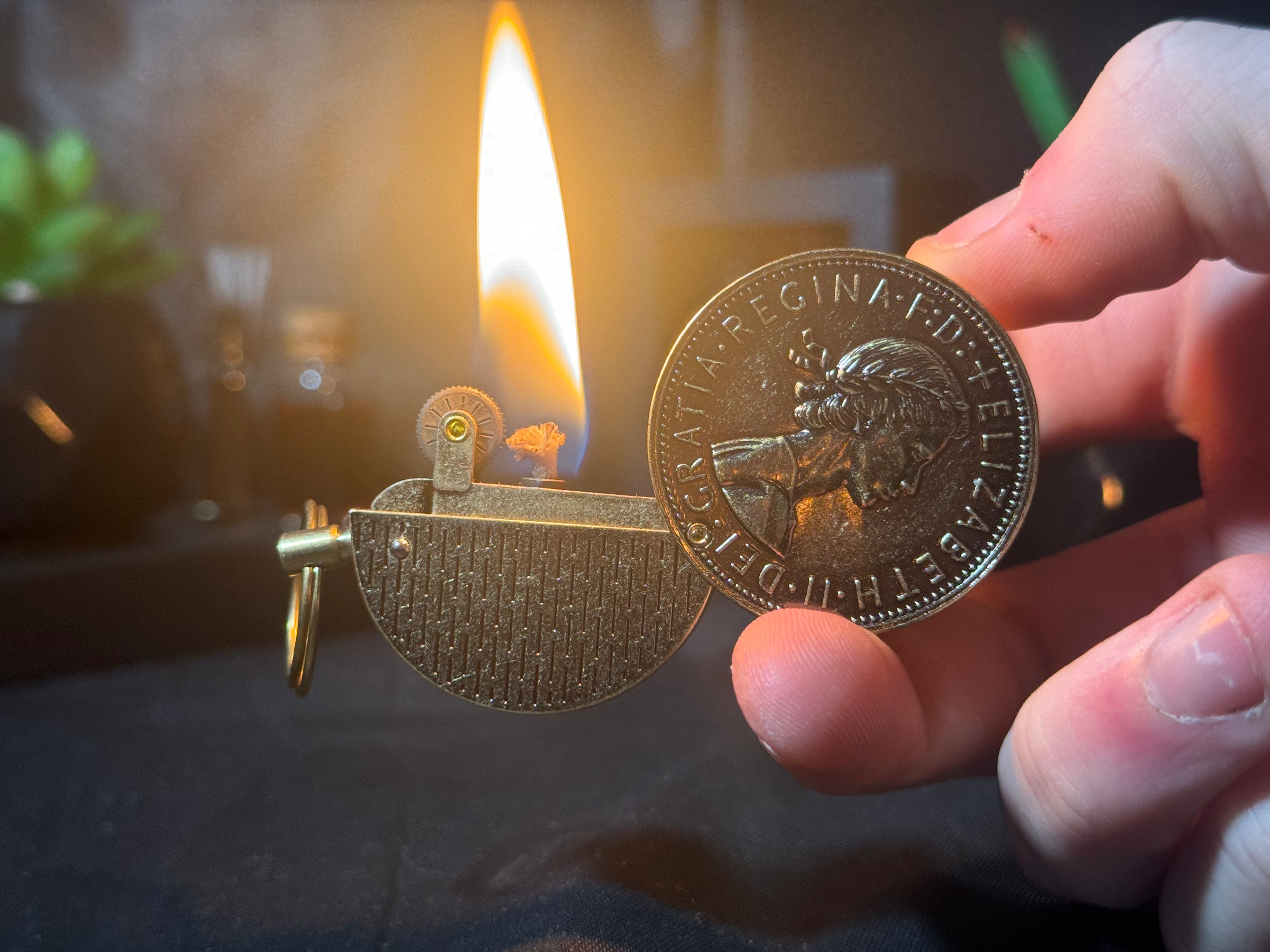 Retro Half Penny Lighter